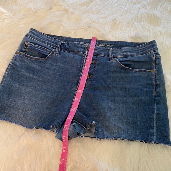 Articles of Society Anthro distressed denim shorts size 31 - Picture 2 of 11